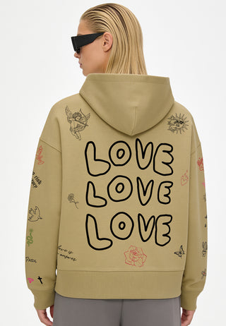 Hoodie Boxy "Flash Tattoo 1"