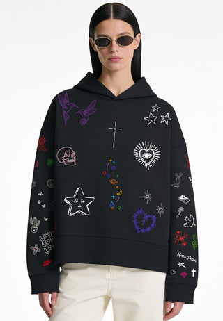 Hoodie Boxy "Flash Tattoo 1"