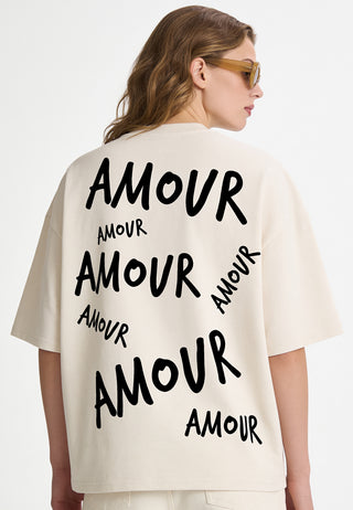 T-shirt Boxy "Amour"
