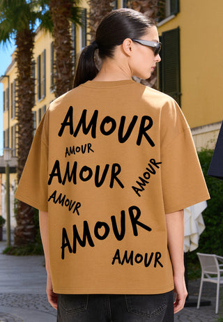 T-shirt Boxy "Amour"