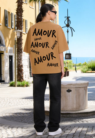 T-shirt Boxy "Amour"