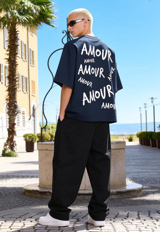 T-shirt Boxy "Amour"