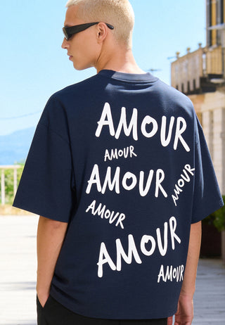T-shirt Boxy "Amour"