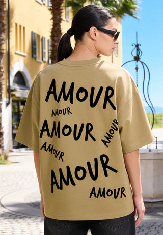 T-shirt Boxy "Amour"