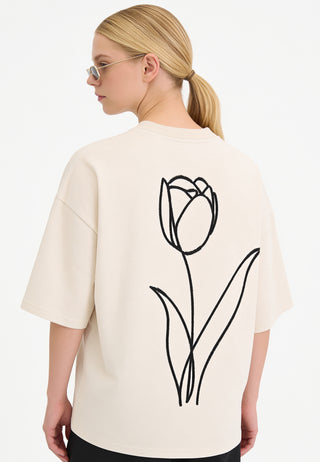 T-shirt Boxy "Fleur"