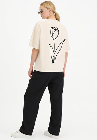 T-shirt Boxy "Fleur"