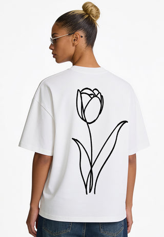 T-shirt Boxy "Fleur"