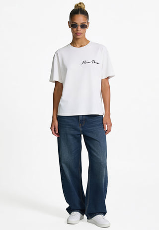 T-shirt Boxy "Fleur"