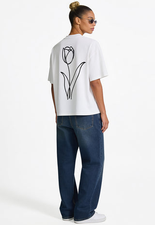 T-shirt Boxy "Fleur"