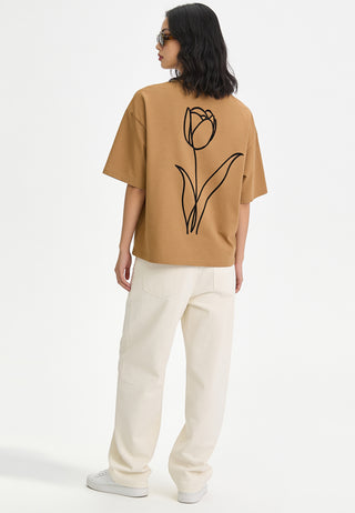 T-shirt Boxy "Fleur"