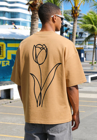 T-shirt Boxy "Fleur"