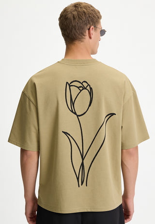 T-shirt Boxy "Fleur"