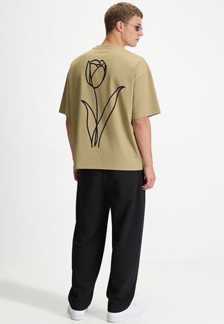 T-shirt Boxy "Fleur"