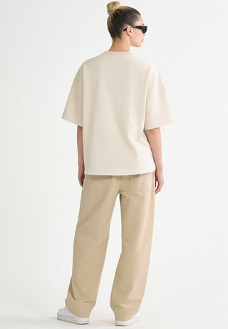 T-shirt Boxy Brodé "You & Me Tonight"