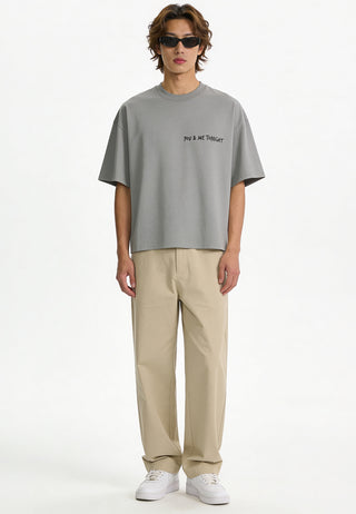 T-shirt Boxy Brodé "You & Me Tonight"