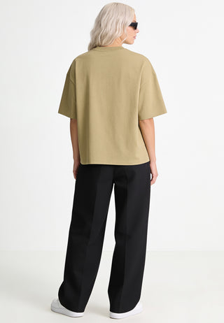 T-shirt Boxy Brodé "You & Me Tonight"