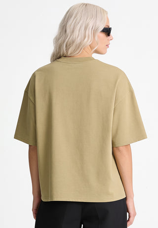 T-shirt Boxy Brodé "You & Me Tonight"