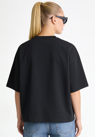 T-shirt Boxy Brodé "You & Me Tonight"