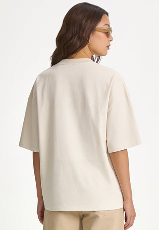 T-shirt Boxy Brodé "I Love You"