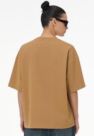 T-shirt Boxy Brodé "I Love You"