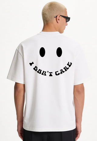 T-shirt Boxy "I Don't Care"