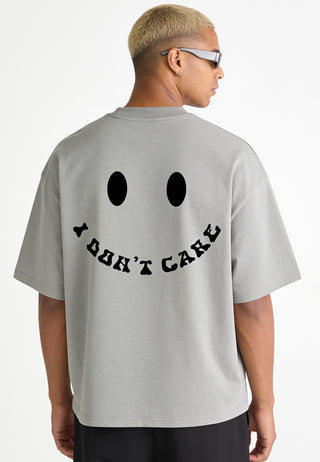T-shirt Boxy "I Don't Care"