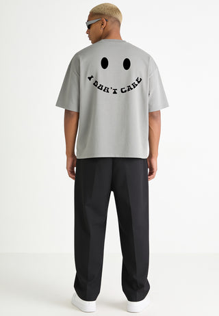 T-shirt Boxy "I Don't Care"