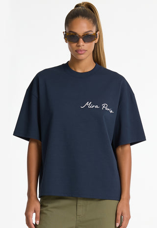 T-shirt Boxy "I Don't Care"
