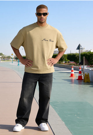 T-shirt Boxy "I Don't Care"