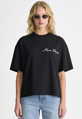 T-shirt Boxy "I Don't Care"
