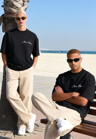T-shirt Boxy "I Don't Care"