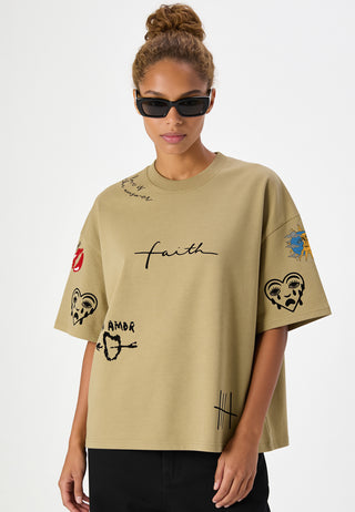 T-shirt Boxy "Tattoo Brutal"
