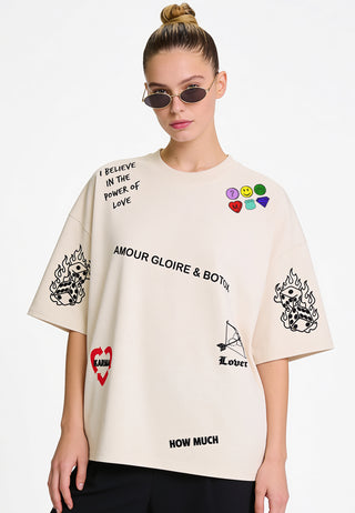 T-shirt Boxy "Tattoo Crush"