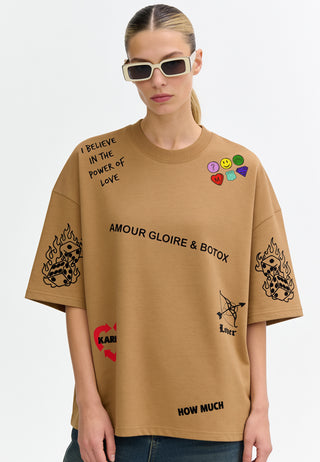 T-shirt Boxy "Tattoo Crush"