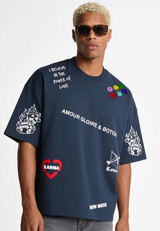 T-shirt Boxy "Tattoo Crush"