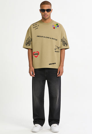T-shirt Boxy "Tattoo Crush"