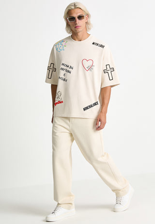T-shirt Boxy "Tattoo Be Kind"