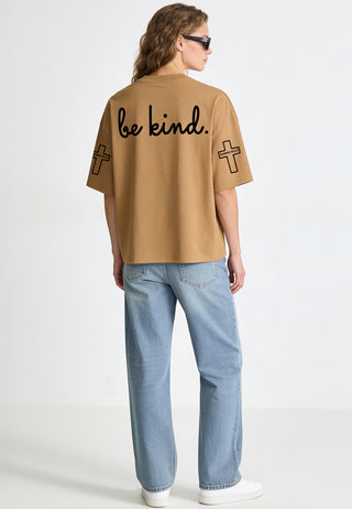 T-shirt Boxy "Tattoo Be Kind"