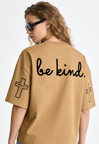T-shirt Boxy "Tattoo Be Kind"