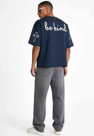 T-shirt Boxy "Tattoo Be Kind"