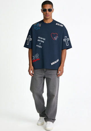 T-shirt Boxy "Tattoo Be Kind"