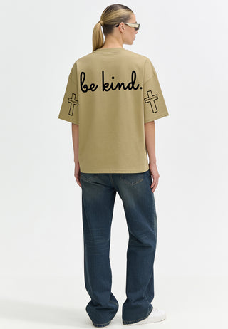 T-shirt Boxy "Tattoo Be Kind"