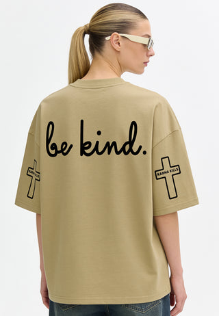T-shirt Boxy "Tattoo Be Kind"