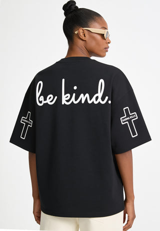 T-shirt Boxy "Tattoo Be Kind"