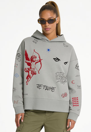 Hoodie Boxy "Flash Tattoo 2"
