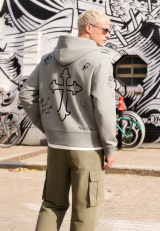Hoodie Boxy "Flash Tattoo 2"