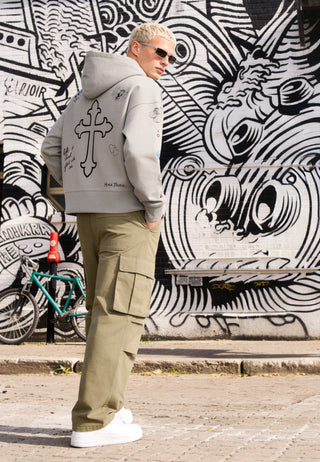 Hoodie Boxy "Flash Tattoo 2"