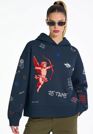 Hoodie Boxy "Flash Tattoo 2"