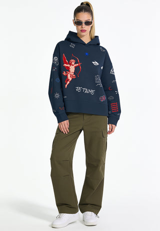 Hoodie Boxy "Flash Tattoo 2"