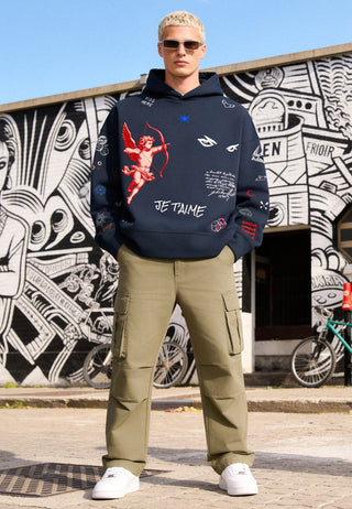 Hoodie Boxy "Flash Tattoo 2"